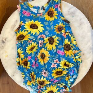 12-18m Little Sleepies Sunflower Bubble Romper